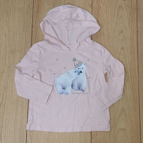 CARTER'S 2-PIECE PINK AND WHITE POLAR BEAR OUTFIT, Size 2T - Picture 2 of 9
